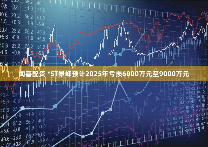 闻喜配资 *ST景峰预计2025年亏损6000万元至9000万元