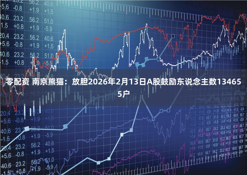 零配资 南京熊猫：放胆2026年2月13日A股鼓励东说念主数134655户