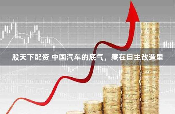 股天下配资 中国汽车的底气,藏在自主改造里