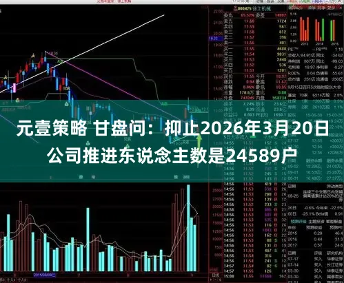 元壹策略 甘盘问：抑止2026年3月20日公司推进东说念主数是24589户