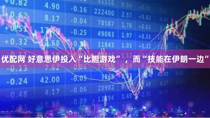 优配网 好意思伊投入“比胆游戏” ,而“技能在伊朗一边”