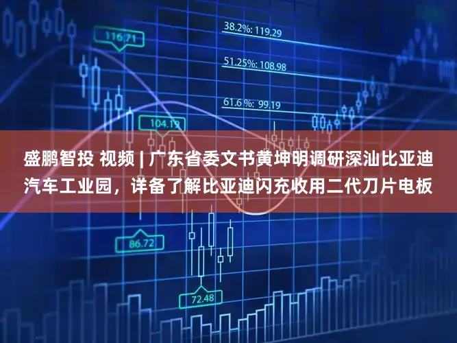 盛鹏智投 视频 | 广东省委文书黄坤明调研深汕比亚迪汽车工业园,详备了解比亚迪闪充收用二代刀片电板