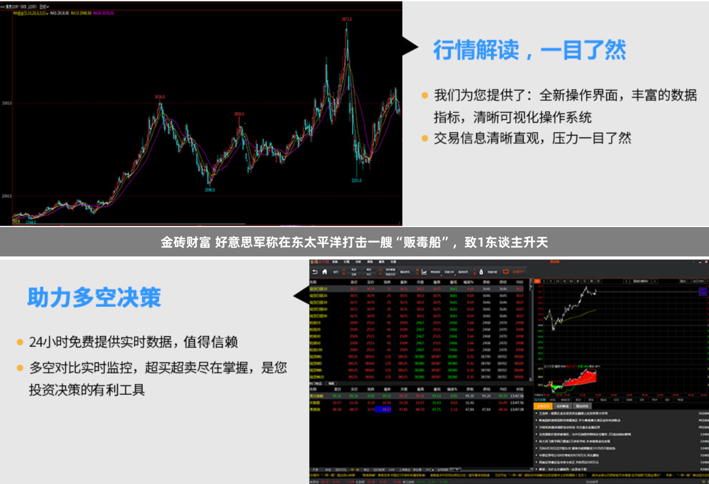 金砖财富 好意思军称在东太平洋打击一艘“贩毒船”，致1东谈主升天